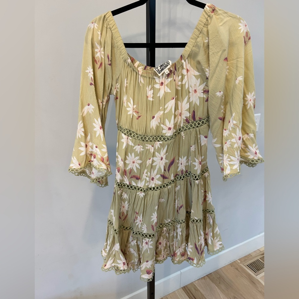Floral handmade dress size medium - Picture 4 of 4